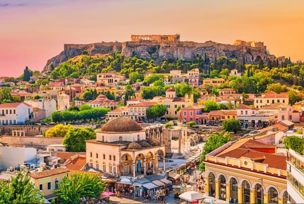 New York to Athens